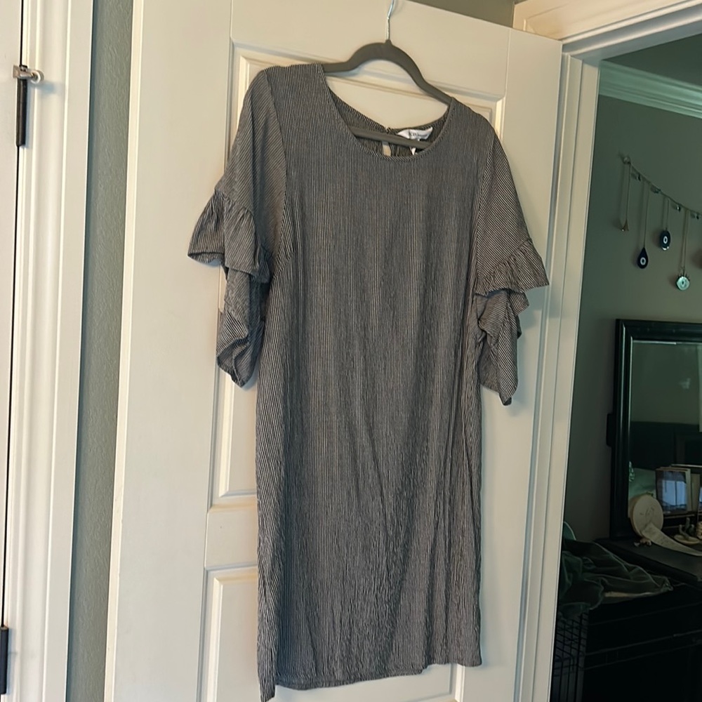 BCBGeneration Striped Dress - Size M
